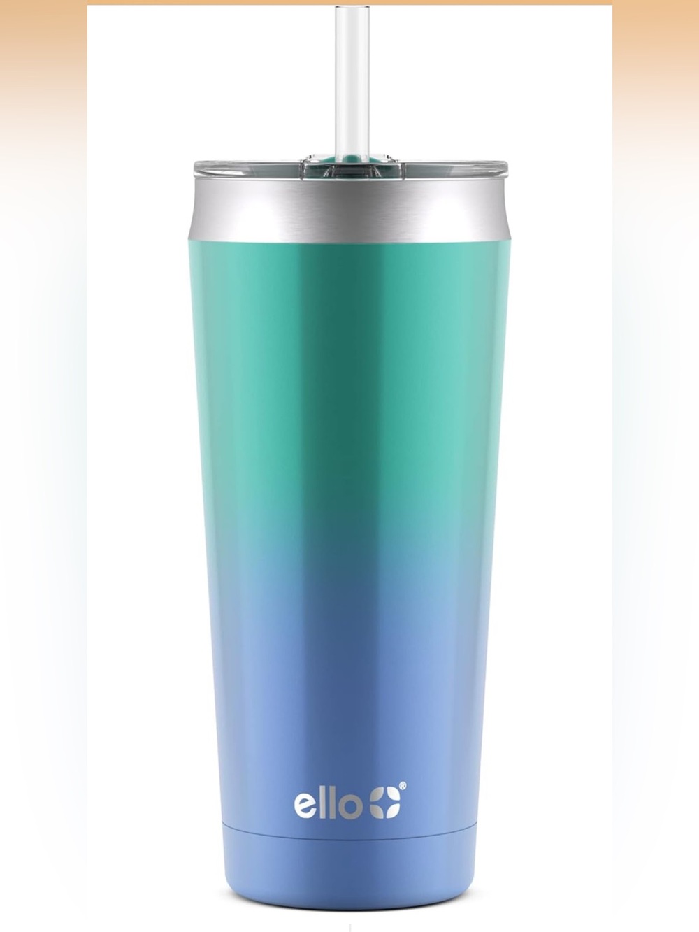 Brand New! $20 Ello BEACON 24OZ STAINLESS STEEL TUMBLER